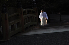 朝の準備　～伊勢神宮　no.2