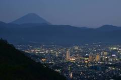 甲府盆地の宵の口