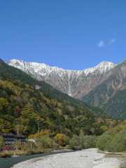 上高地にて