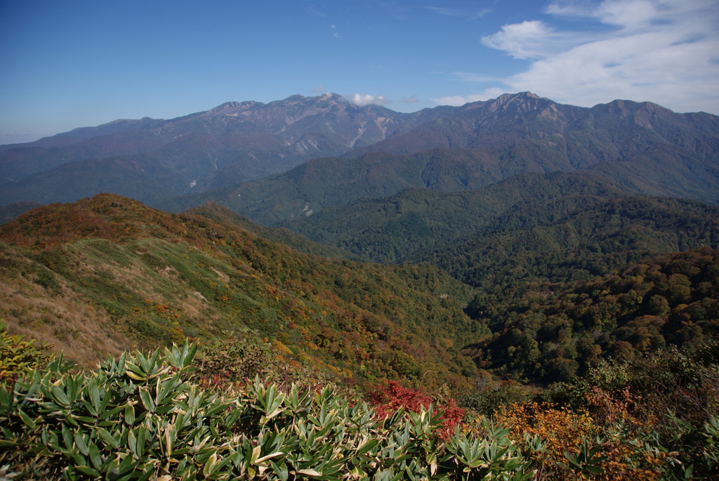 赤兎山からの紅葉