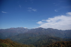 赤兎山から空
