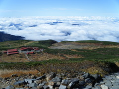 白山頂からの景色