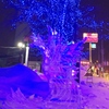 氷の彫刻　(Ice bird)