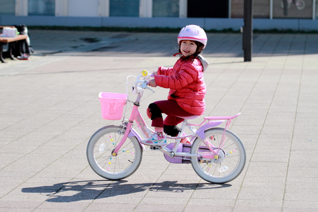 Without training wheels! ～補助輪なしで乗れました～