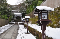 雪の長楽寺