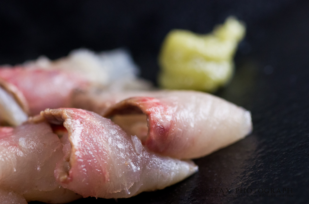 釣ってきたニシンを酢〆刺身に。