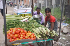 野菜売り