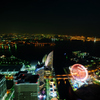 ランドマークタワーから眺める夜景