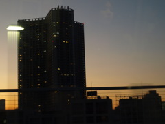 ゆりかもめからの夕暮れ