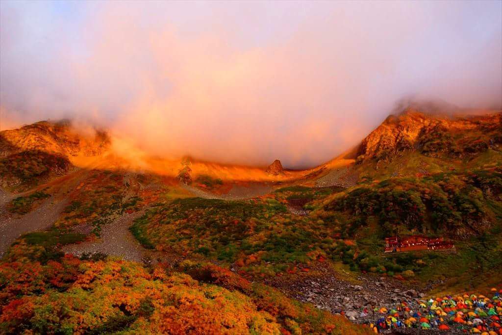 涸沢の紅葉
