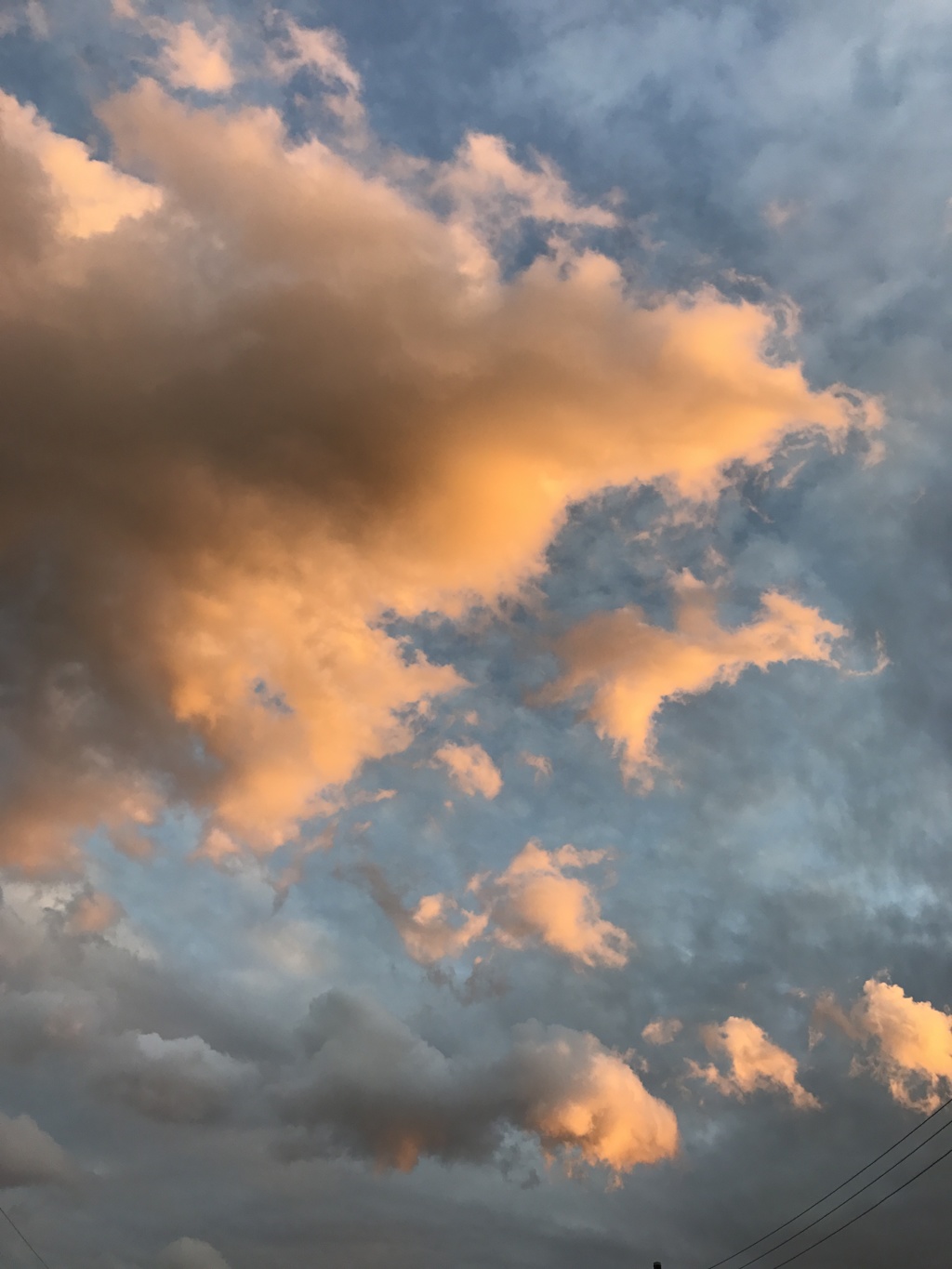 今日の夕空。2