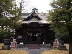 玉敷神社 午後の本殿。