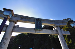 八百富神社鳥居