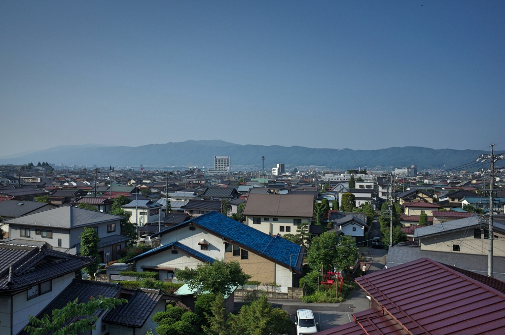 下諏訪の町並み