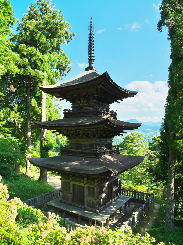 大法寺　三重塔