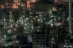 工場夜景