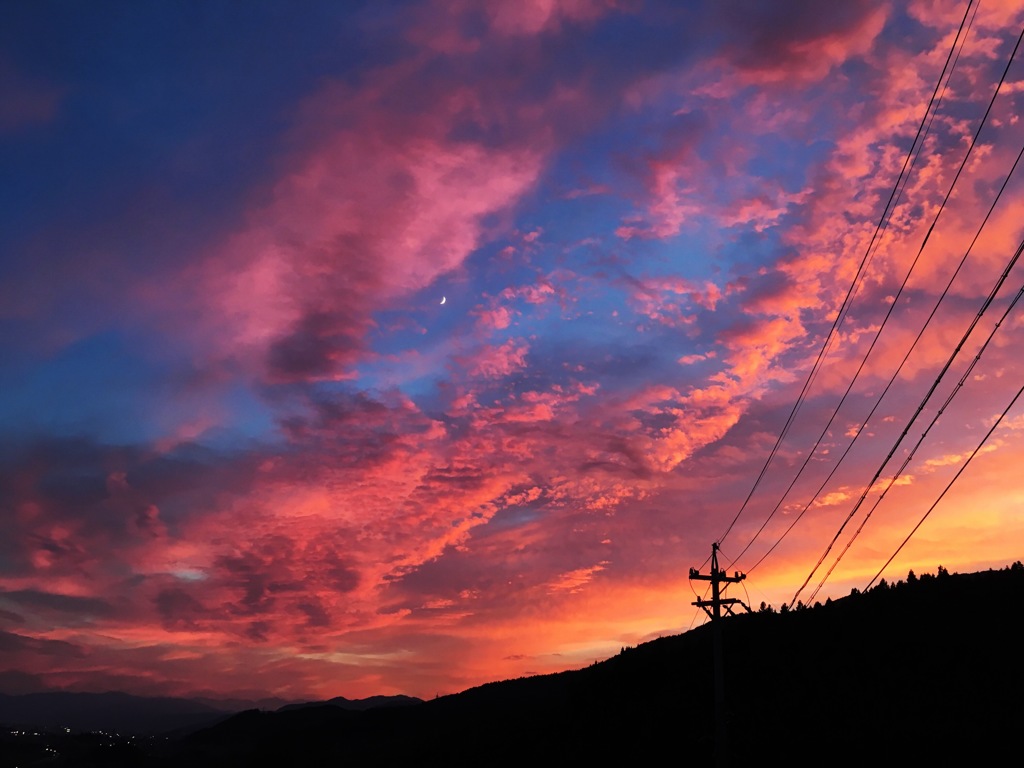 夕暮れ