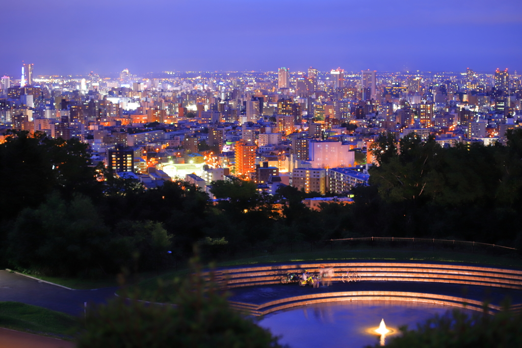 旭山の夜景　2