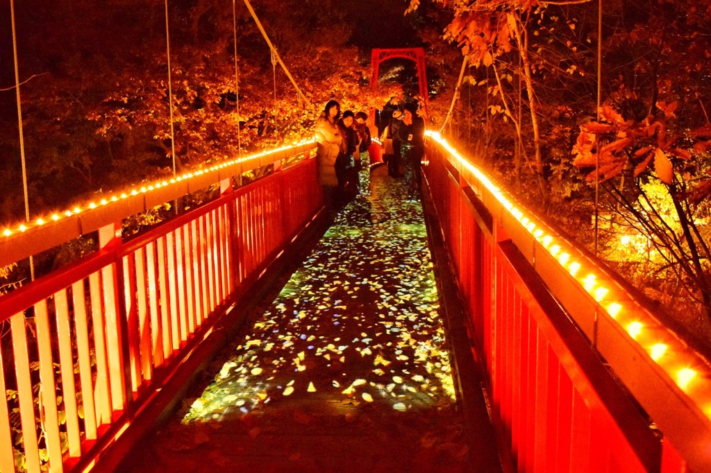 Jozankei Nature Luminarie 　「二見吊橋」