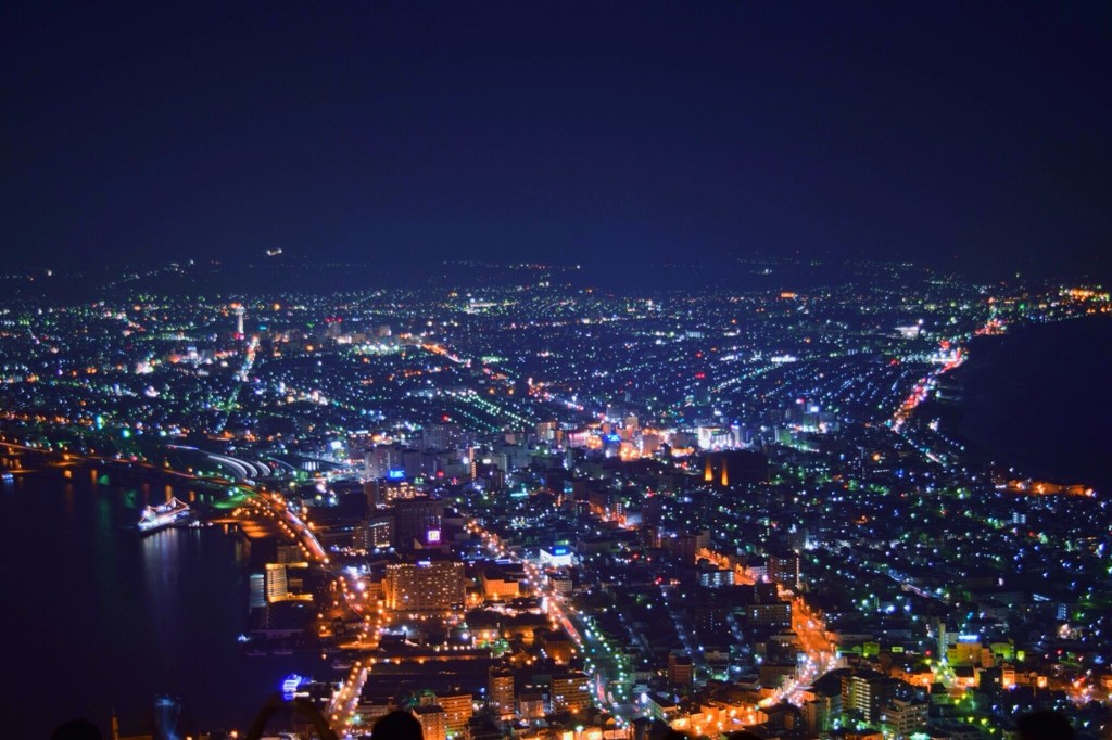 函館山　夜景　