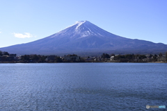 河口湖 産屋ヶ崎からの富士山 2021年1月10日