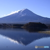 河口湖　大石公園からの富士山