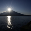 山中湖畔からの富士山