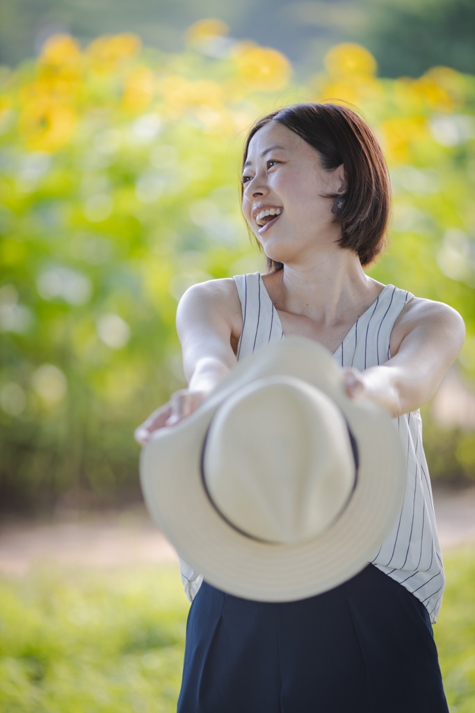 満面の笑み