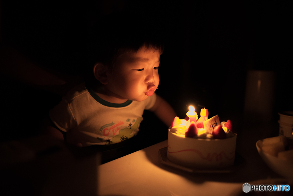 2歳の誕生日本番