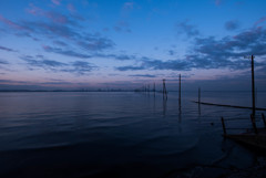 夜明けの江川海岸