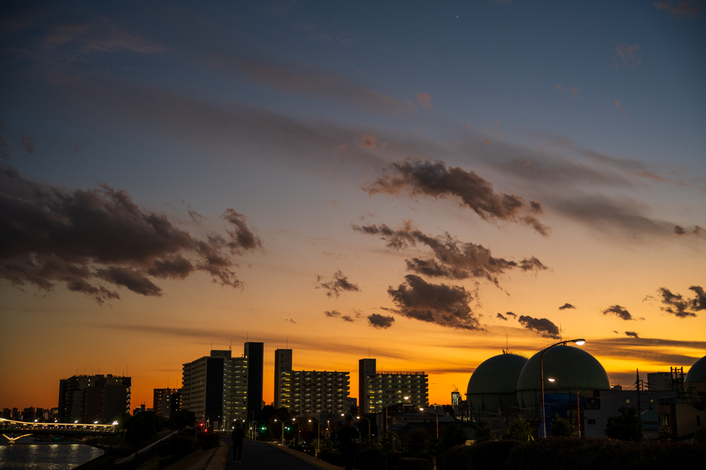 夕刻の風景
