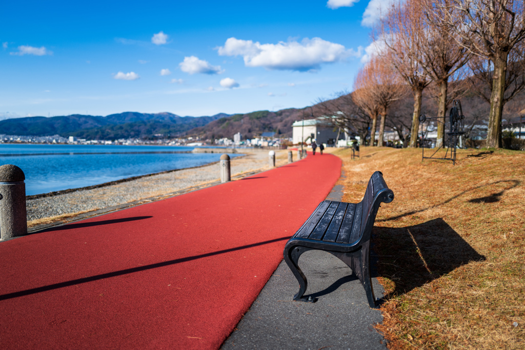 諏訪湖の風景〜3