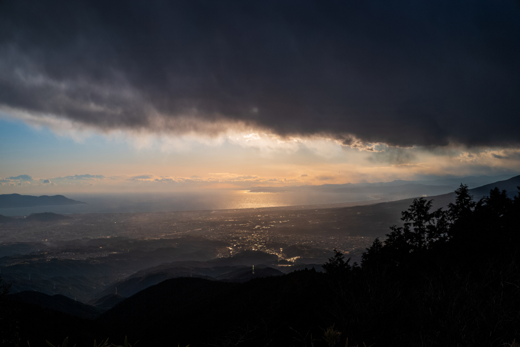 杓子峠からの夕景1