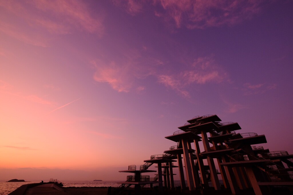 富津岬にて1