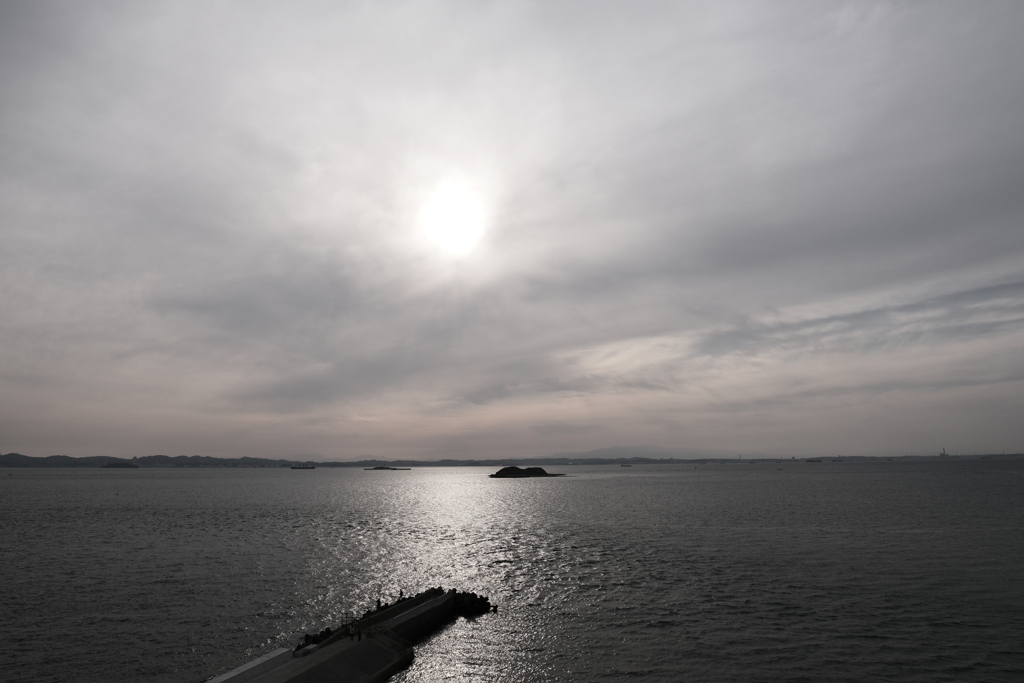 夕刻の海
