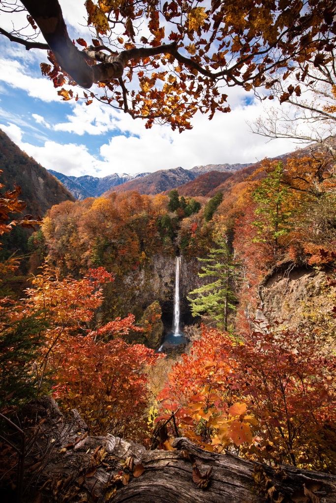 白水の滝　紅葉