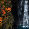 白水の滝　紅葉