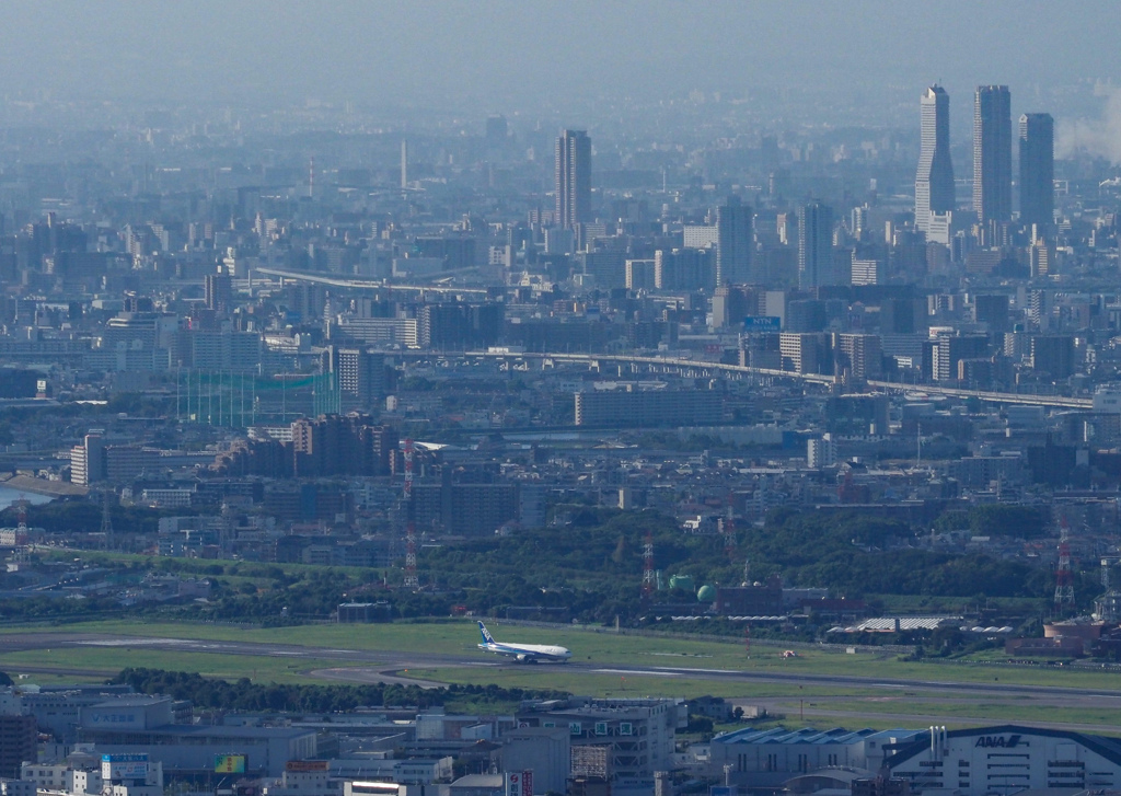 五月山からの大阪空港