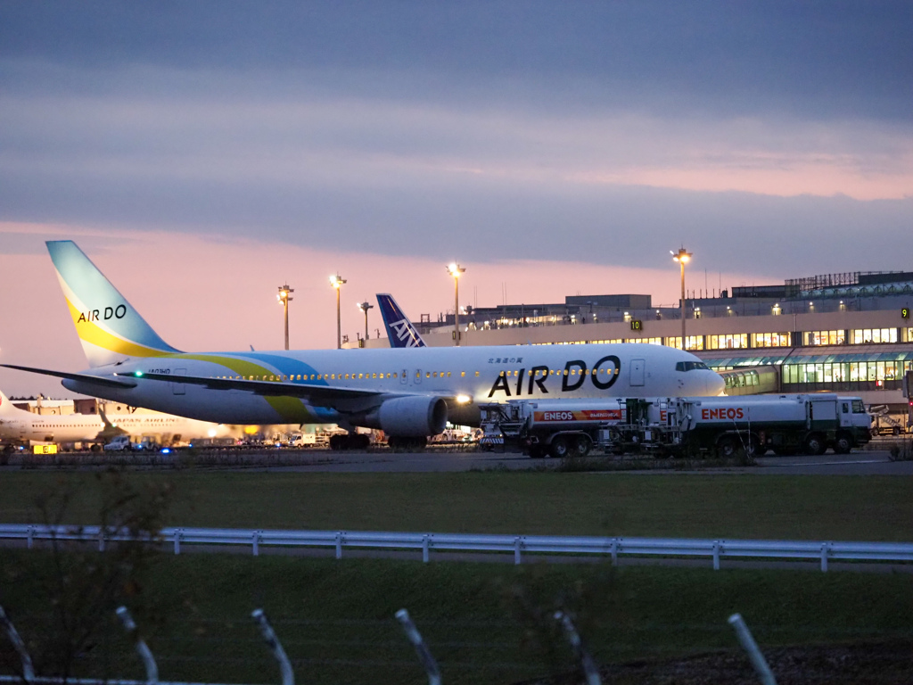 夕暮れの新千歳空港②