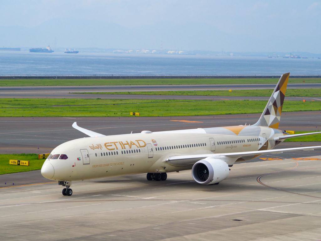 セントレアから⑤エミレーツ航空787