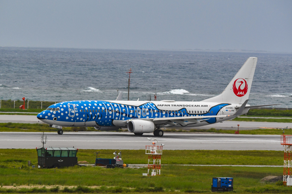 那覇空港⑩　JTA　青ジンベイ