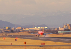 県営名古屋空港‗ＦＤＡ赤着陸