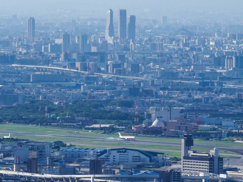 五月山からの大阪空港⑤JAL DREAM EXPRESS 90