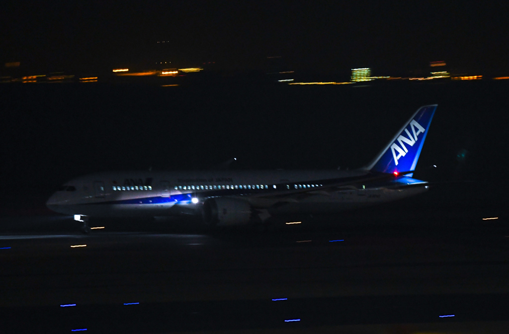 3回目の羽田空港　流し撮りの練習②