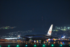 千里川土手からの大阪空港①