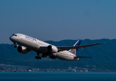 関西空港　ユナイテッド航空