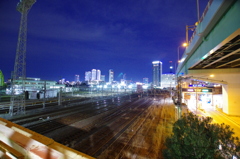 向野橋から望む名古屋高層ビル群