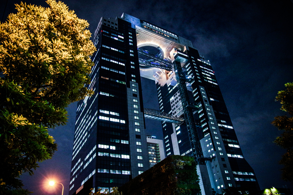 梅田スカイビルの夜景