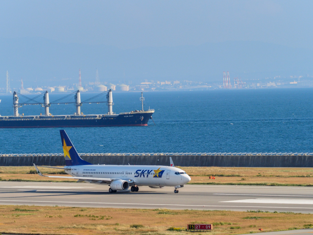神戸空港からのスカイマーク②