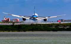 長島から那覇空港を望む③